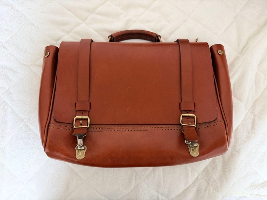 HERZ棒屋根かぶせバッグ(CW-147)チョコ+ Big肩当て(KO-74)