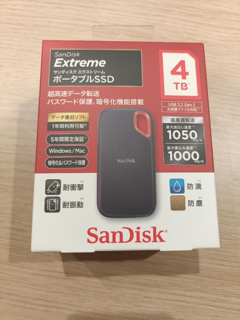 【新品未開封】SanDisk SDSSDE61-4T00-J25 × 2個セット