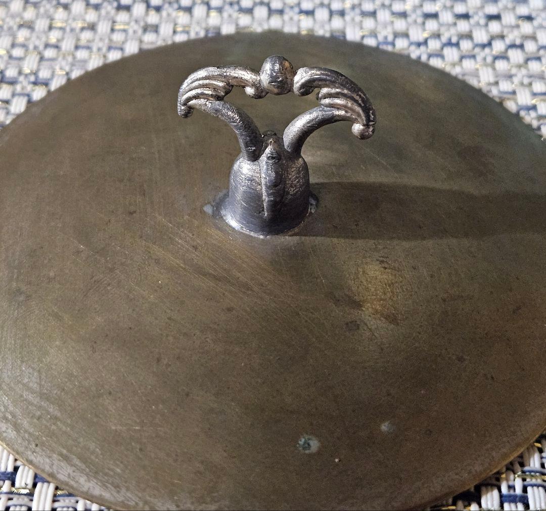 1800年代　欧州アンティーク　青被せ ダイヤ模様　ガラス瓶　キャンディポット