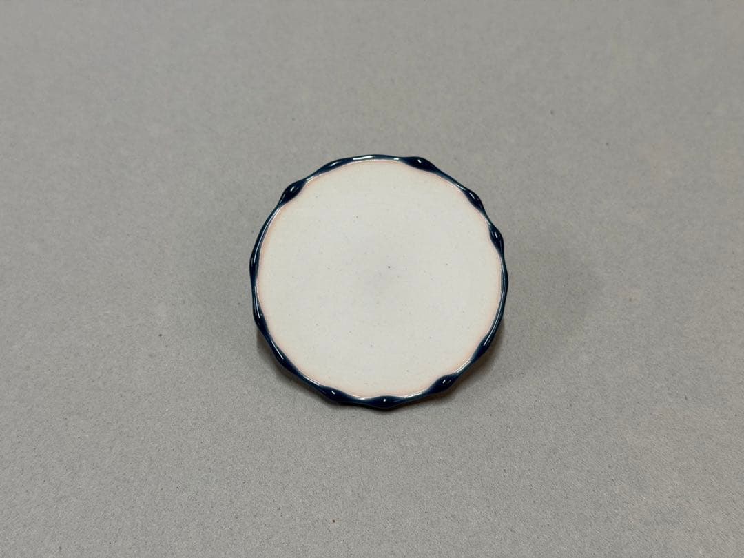 福本双紅 夜露 蓋器 茶器 現代陶芸 白磁