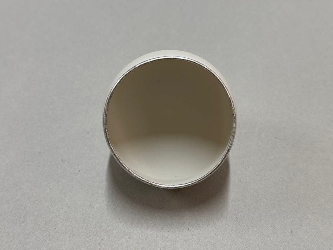 福本双紅 夜露 蓋器 茶器 現代陶芸 白磁