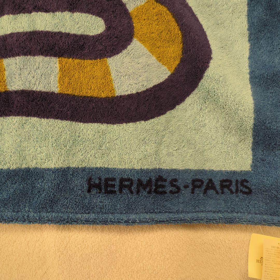 【未使用】エルメス　ビーチタオル　バスマット　65×95㌢