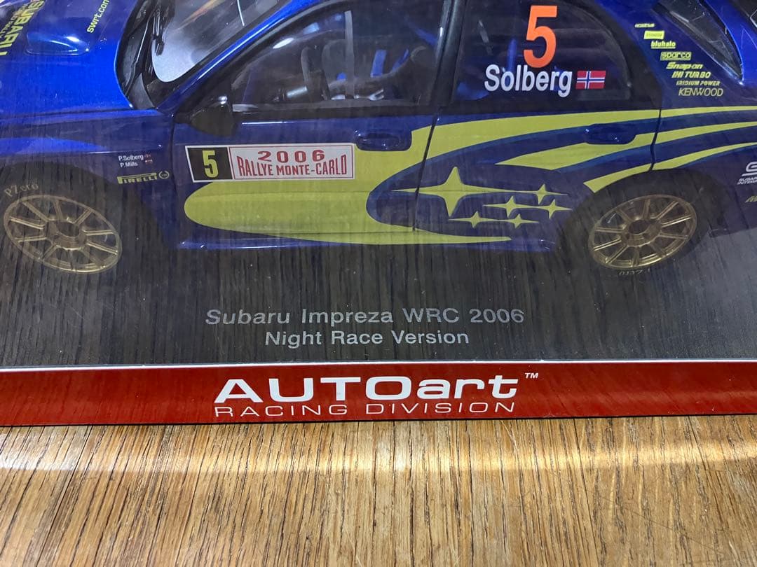 未開封 1/18 オートアート スバル インプレッサ WRC 2006 #5