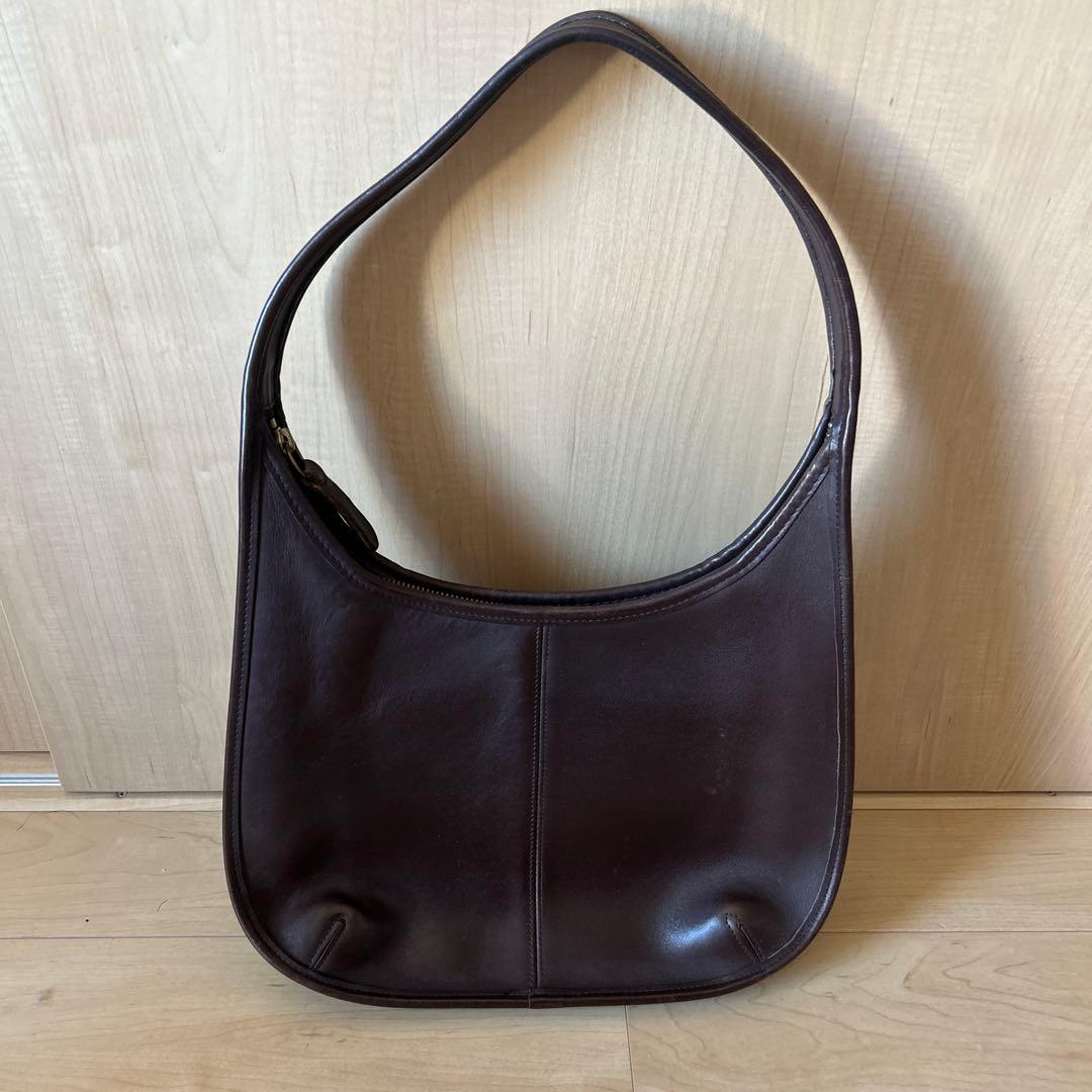 COACH ショルダーバッグ ダークブラウン F7D 9083