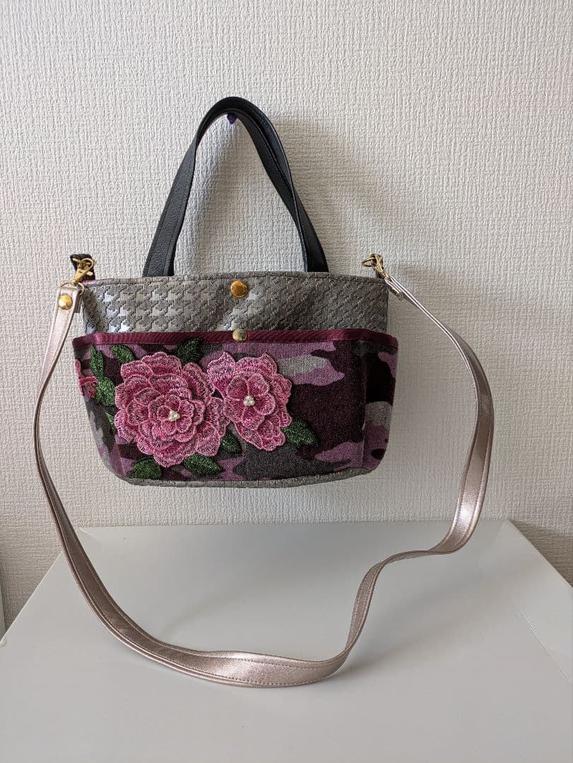 fafa　nozomi　コラボキャリー　М　迷彩柄バラ柄　ママバック　セット