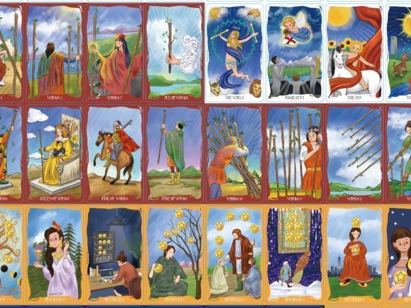 【タロットカード】限定１個✨レア品！可愛い手描きアートワークのタロット