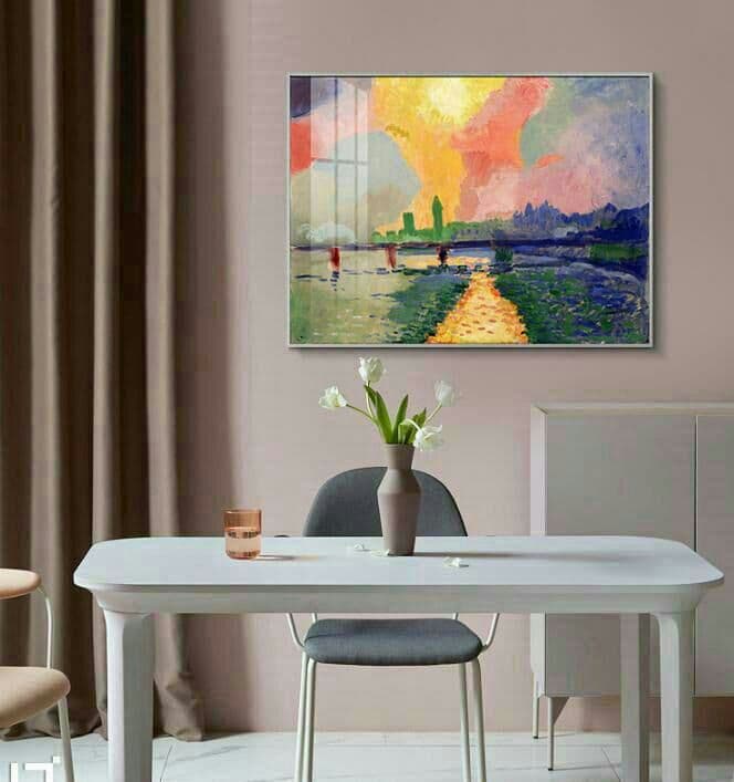 個人が手作りで絵を模造する レトロな油絵 創意絵画. 個人絵画.