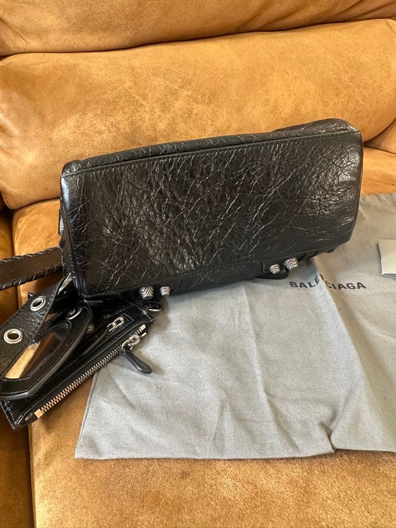 美品Balenciaga Le Cagole ミニボストンバッグ黒