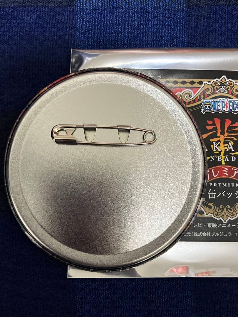 ONE PIECE セブン限定　輩缶バッジ　プレミアム　エース