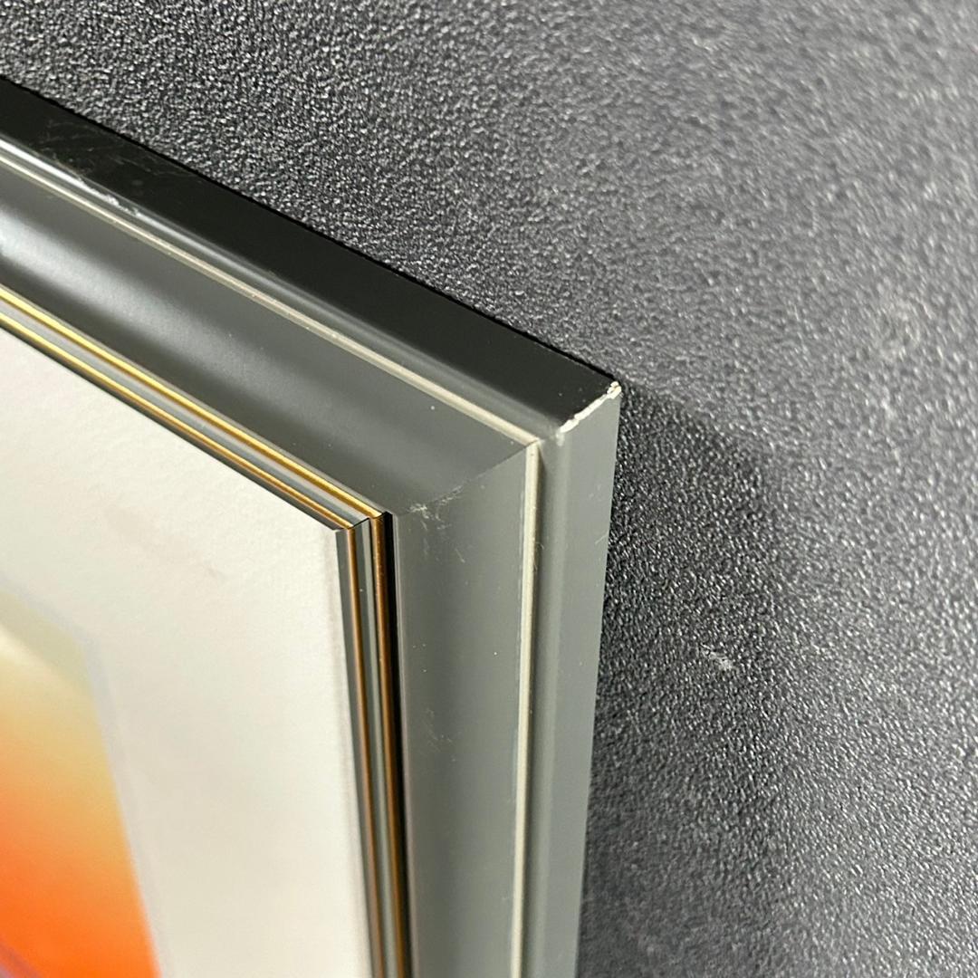 美品 沢田哲郎「Sun rise」シルクスクリーン 直筆サイン入り 額縁入り