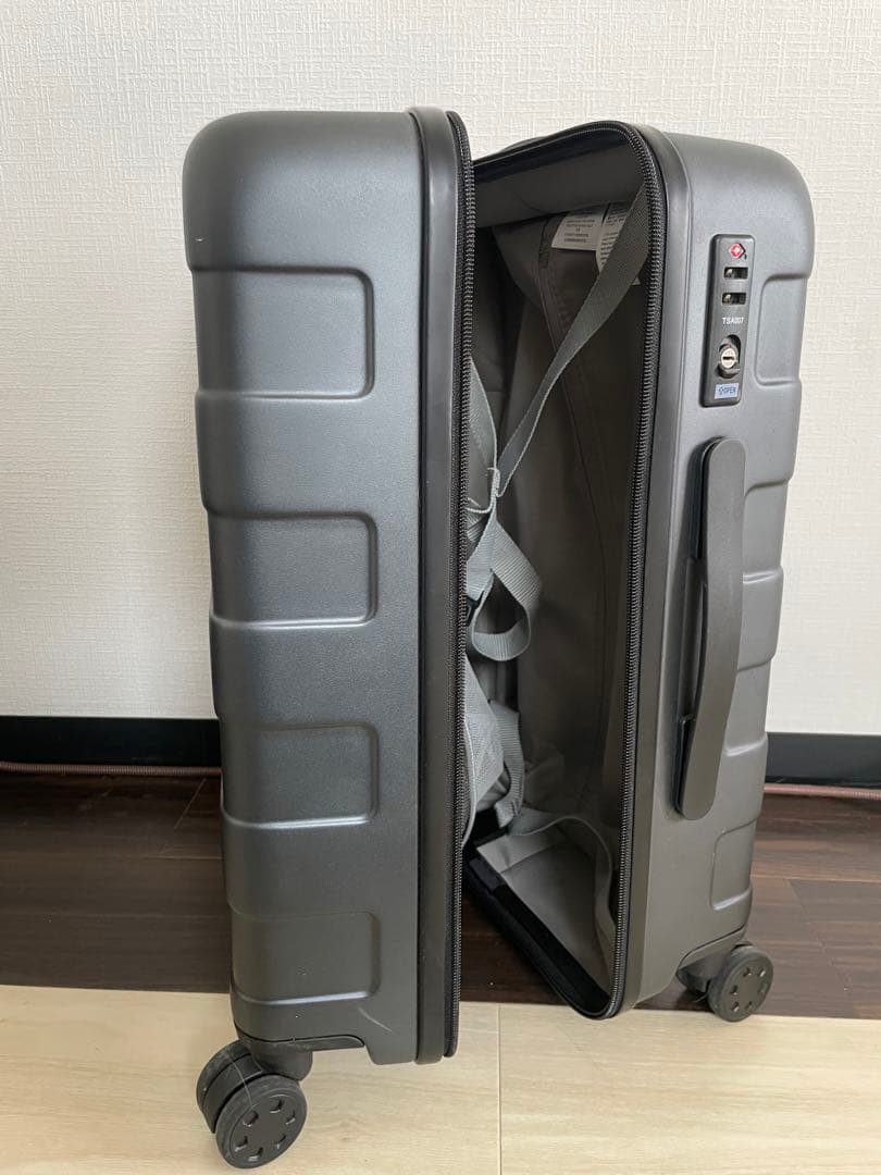 [ 8Q8  ] 無印良品 MUJI キャリーケース 36L ダークグレー