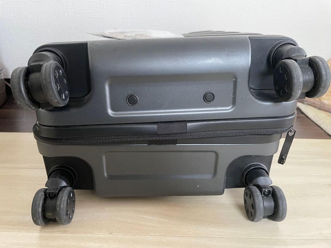 [ 8Q8  ] 無印良品 MUJI キャリーケース 36L ダークグレー