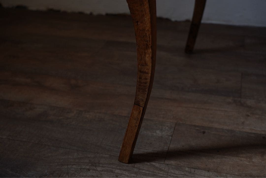 アンティーク　フランス　テーブル　ダイニングテーブル　オーク　什器　古木