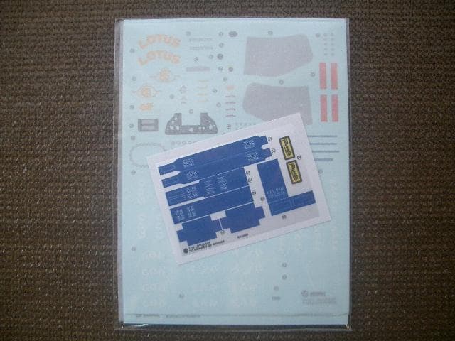 1/12 ロータス 99T モナコGP キャメルデカール付き