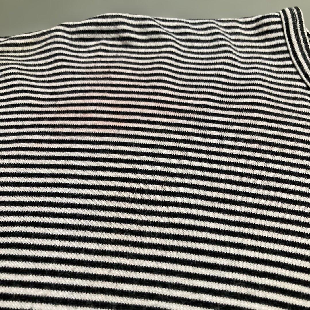 激レア！　矢沢永吉　ロッキンE 長袖ボーダーシャツ　フリーサイズ　(シミあり)