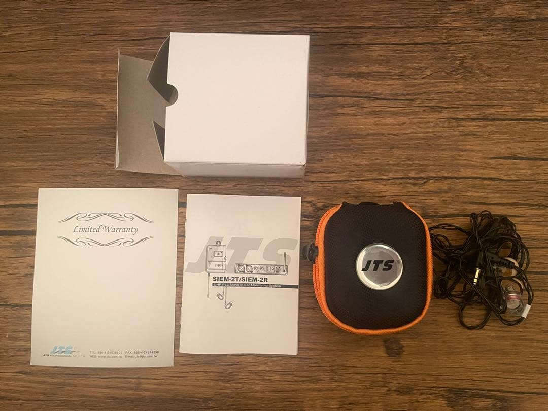 JTS SIEM-2ワイヤレスイヤモニシステムセット＆ゼンハイザーイヤホン