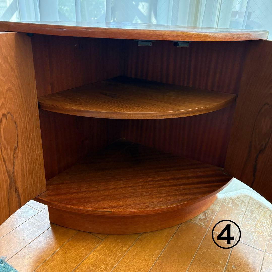 値下げ　G-planコーナーキャビネット4点　チーク　ビンテージ　引き取り歓迎