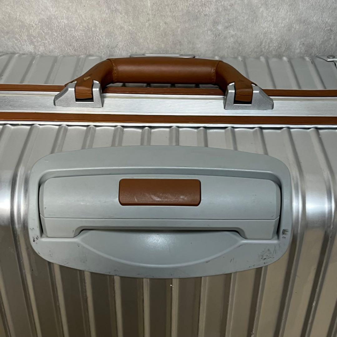 リモワ RIMOWA 747-8 限定モデル 64L4輪 トパーズ アルミニウム