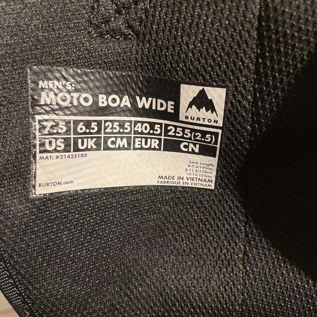 BURTON MOTO WIDEスノーボードブーツ 25.5