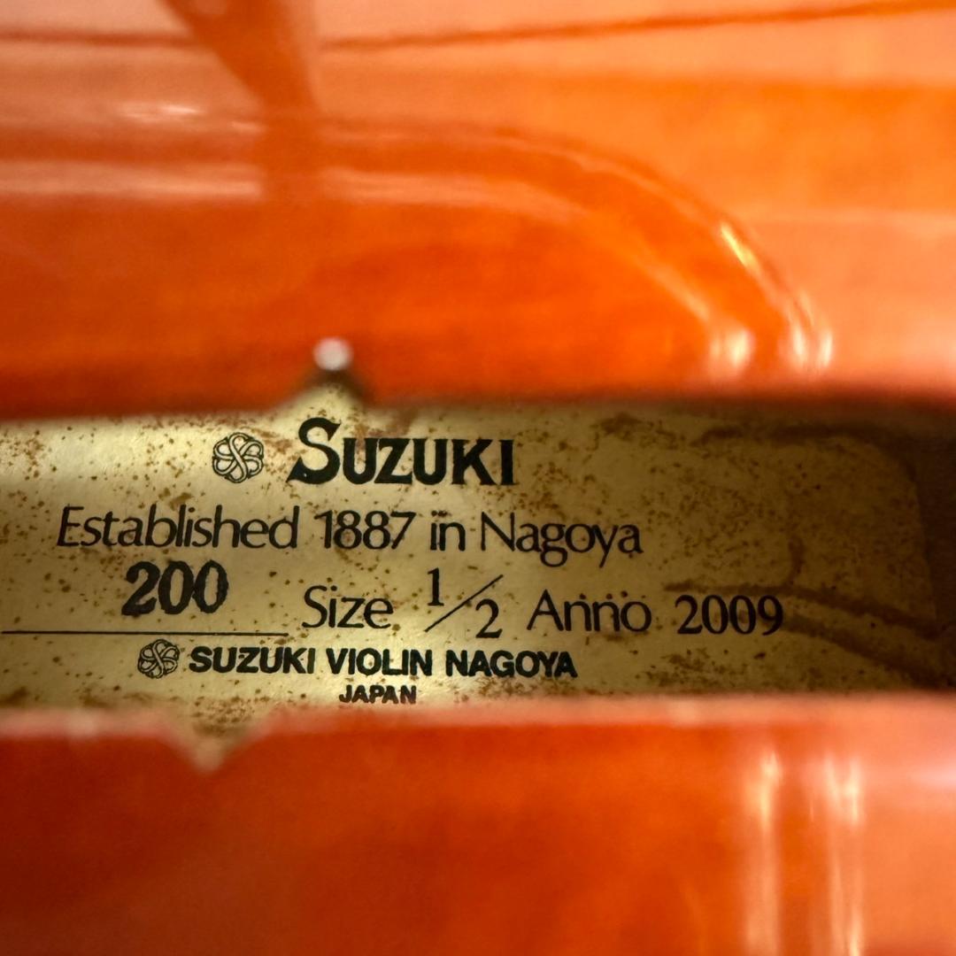★SUZUKI　バイオリン　No.200 1/2 2009