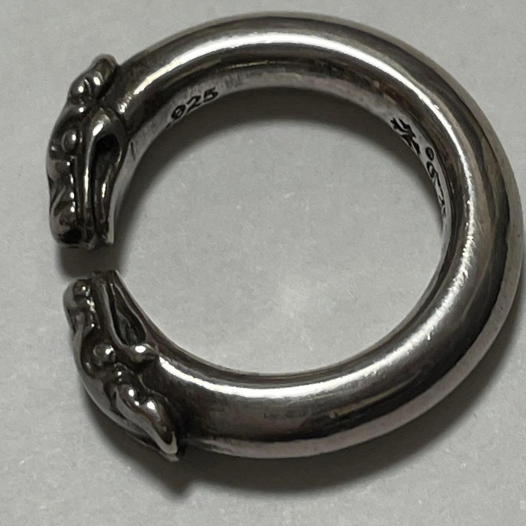 CHROME HEARTS クロムハーツ ダブルドッグ リング シルバー
