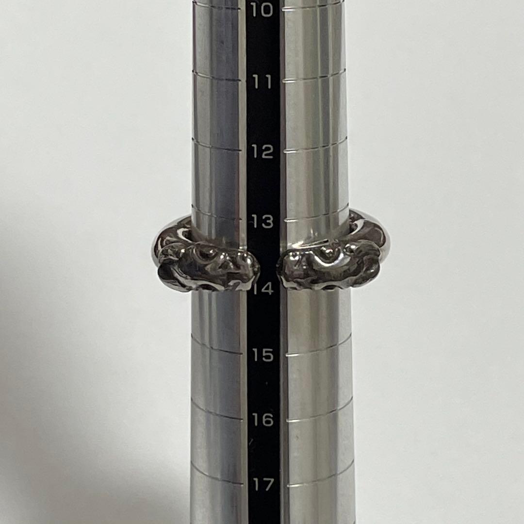 CHROME HEARTS クロムハーツ ダブルドッグ リング シルバー