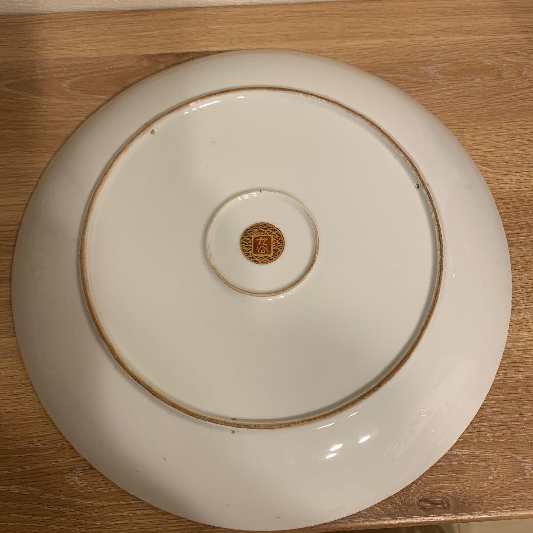 九谷皿　博物館級　　アンティーク　　1客　値段戻り