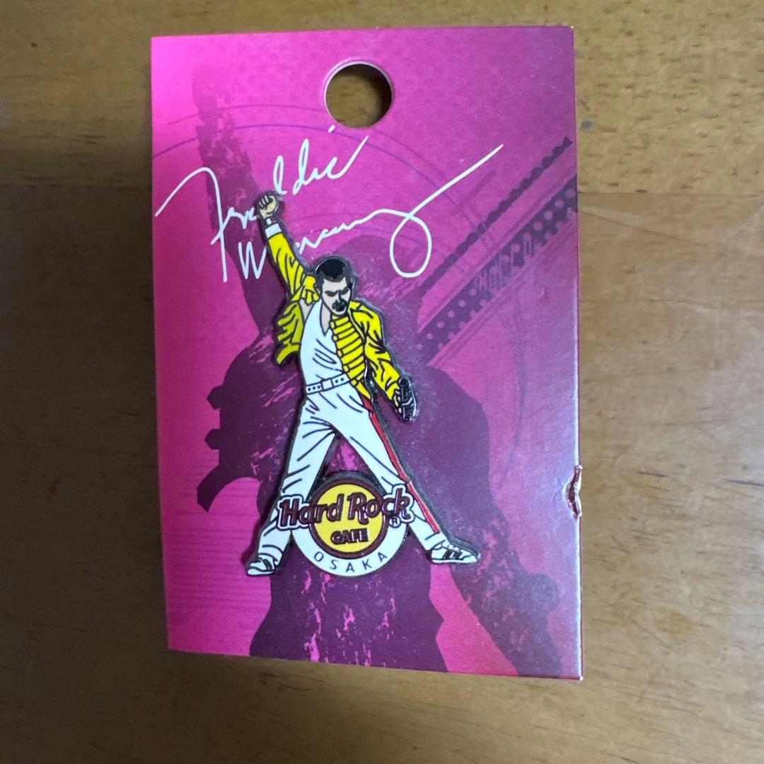 ハードロックカフェ 大阪店限定 ピンバッジ フレディマーキュリー