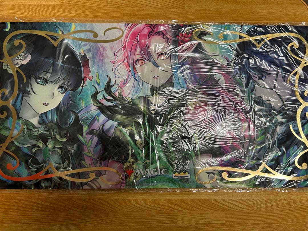 MTG ラノワールのエルフ 箔押し プレイマット マジック大戦祭 限定