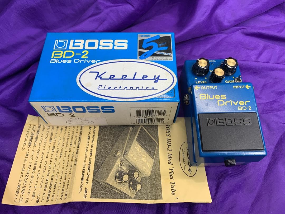 Keeley BOSS BD-2 Mod Phat Tube 　動作品