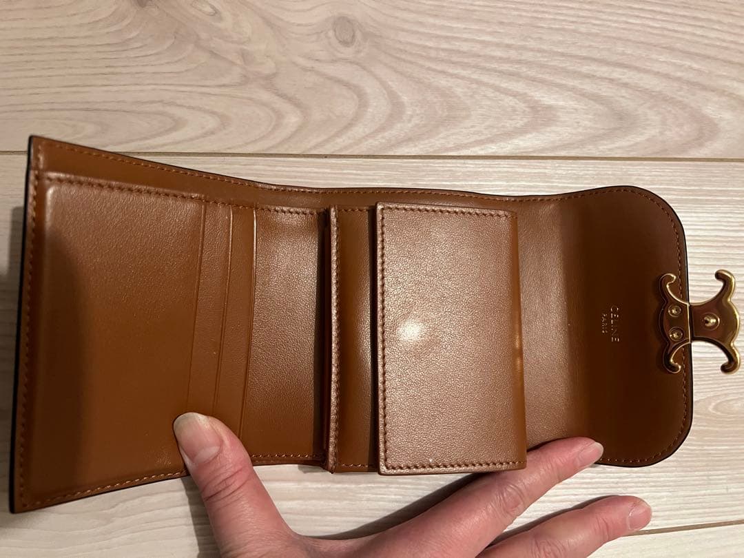 本日限定価格☆セリーヌ 三つ折り財布トリオンフ スモールフラップウォレット