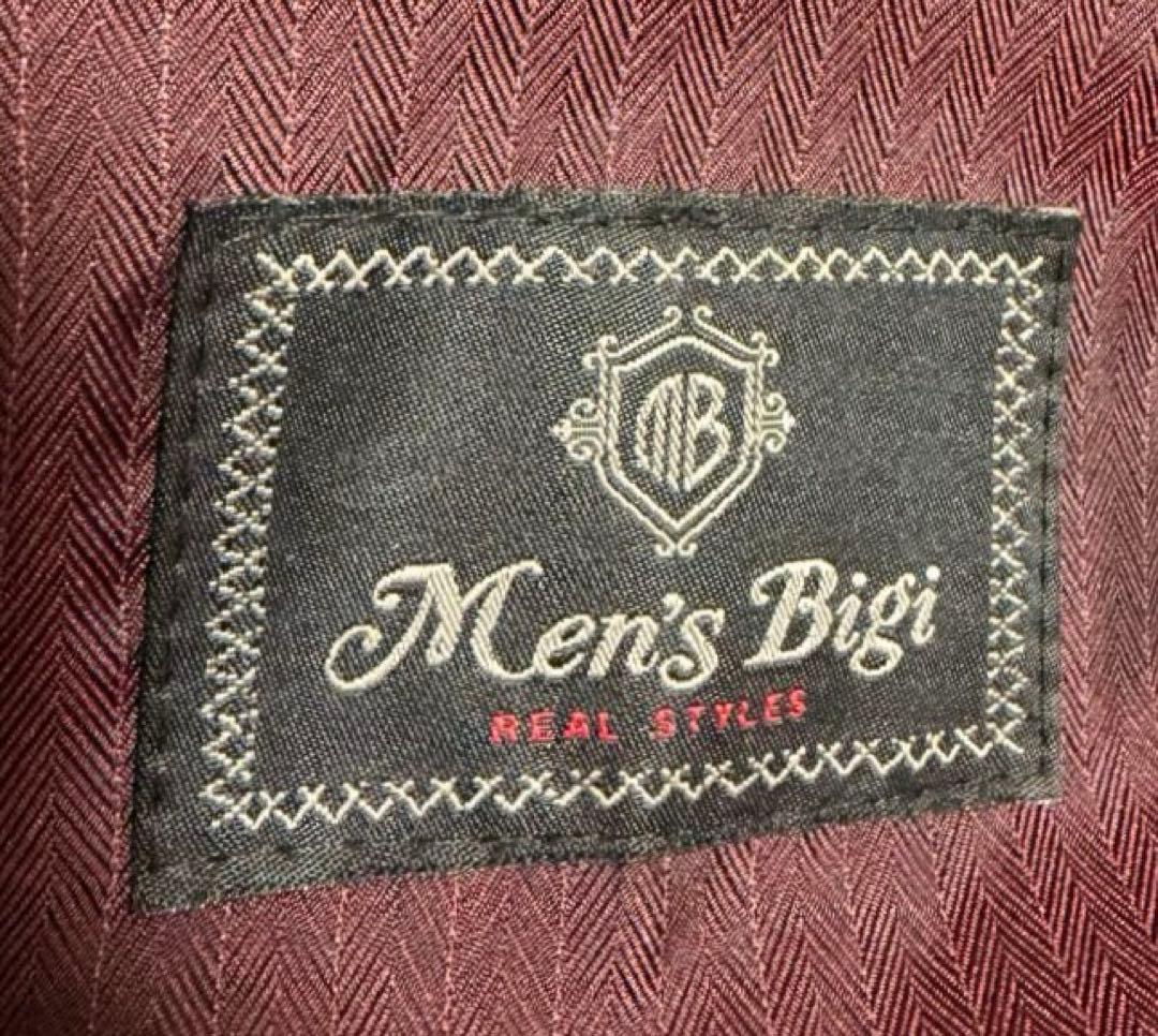 美品Men's Bigi Quilted Lamb Leather Jacket