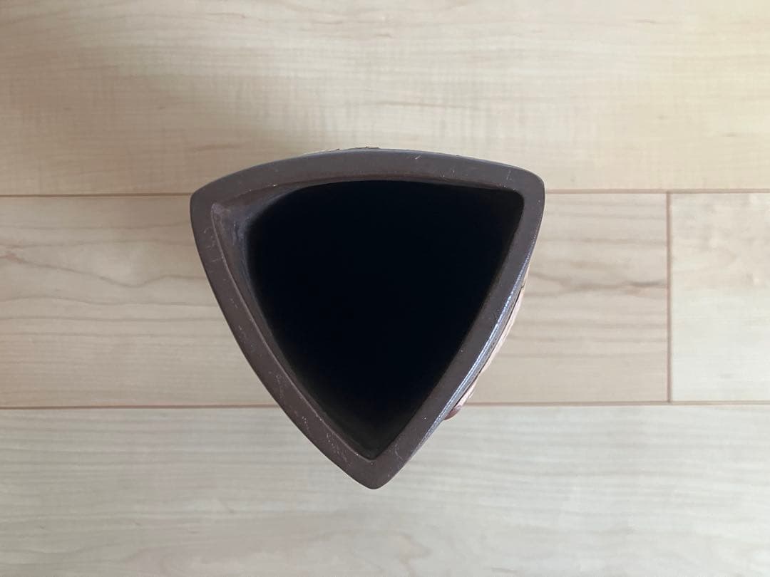 花入 花器 花瓶 紫泥 紫砂 花鳥・松鶴・蘭蝶柄 在銘