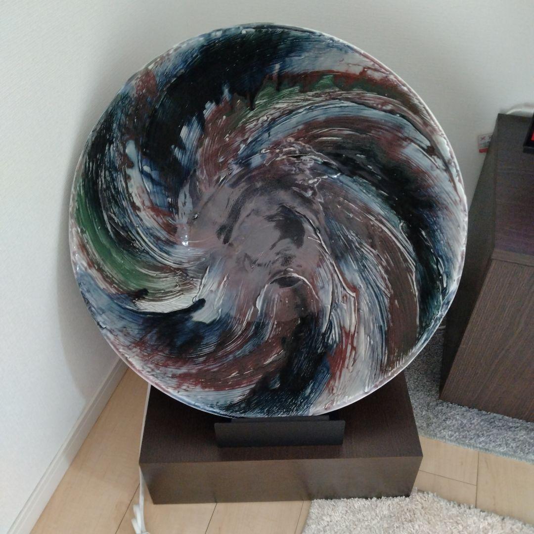 有田焼　深鉢　斎藤勉作　皿立て付き