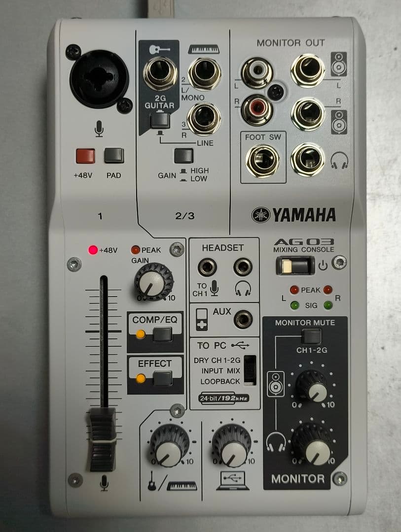 ☆美品☆　YAMAHA AG03　動作確認済