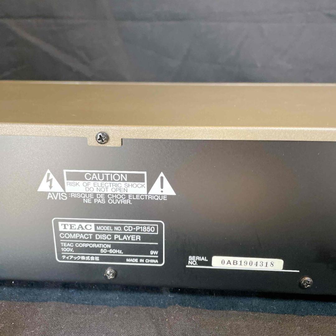 379 TEAC ティアック CD-P1850 CDプレーヤー