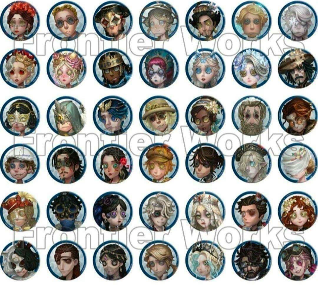 【コンプリート】第五人格　真髄メモリアル　真メモ　缶バッジ　マルイ　POP　UP