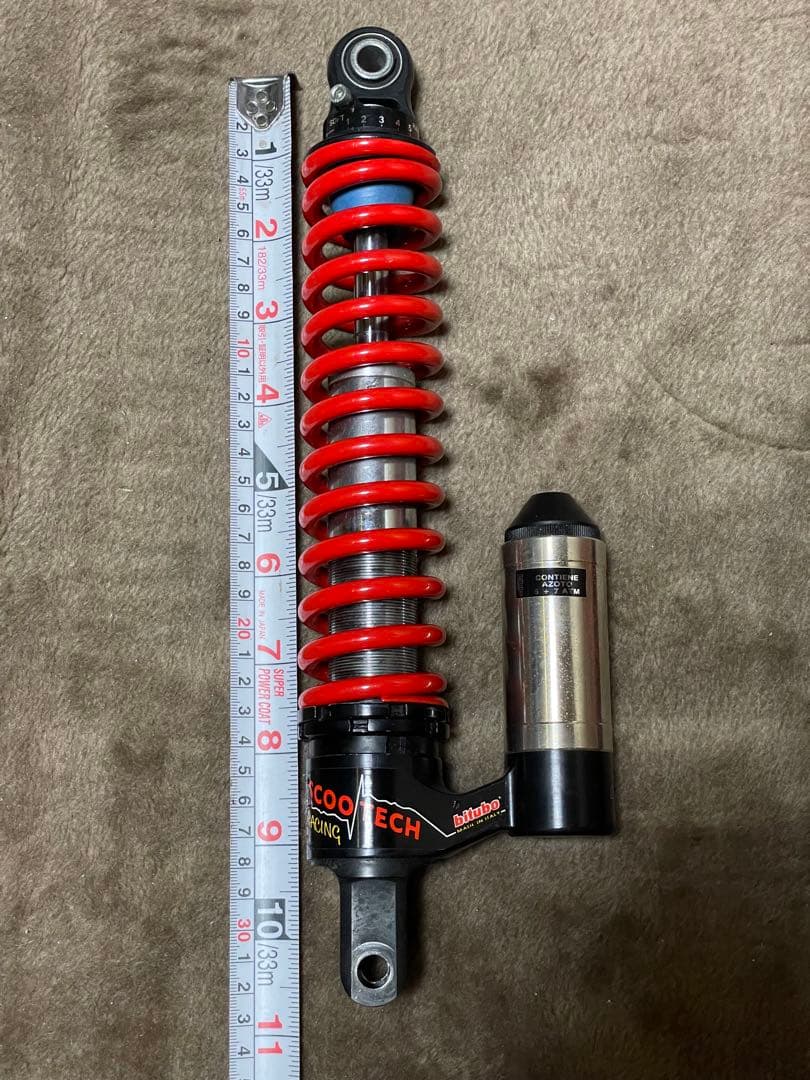 ビチューボ　減衰調整付リヤショック　ライブディオ　ジョグなど