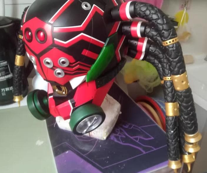シン仮面ライダー　クモオーグ1/1マスク　高再現度　かぶれる！　コスプレ用具