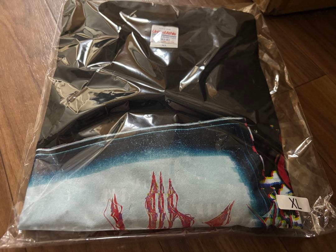 マザリ ひとりかくれんぼ　くまさんテイシャツ　 Tシャツ 黒　XL