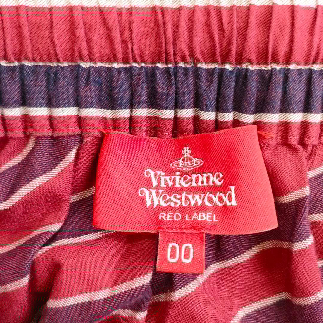 【希少】ヴィヴィアンウエストウッド　アシンメトリースカート　変形　ボーダー