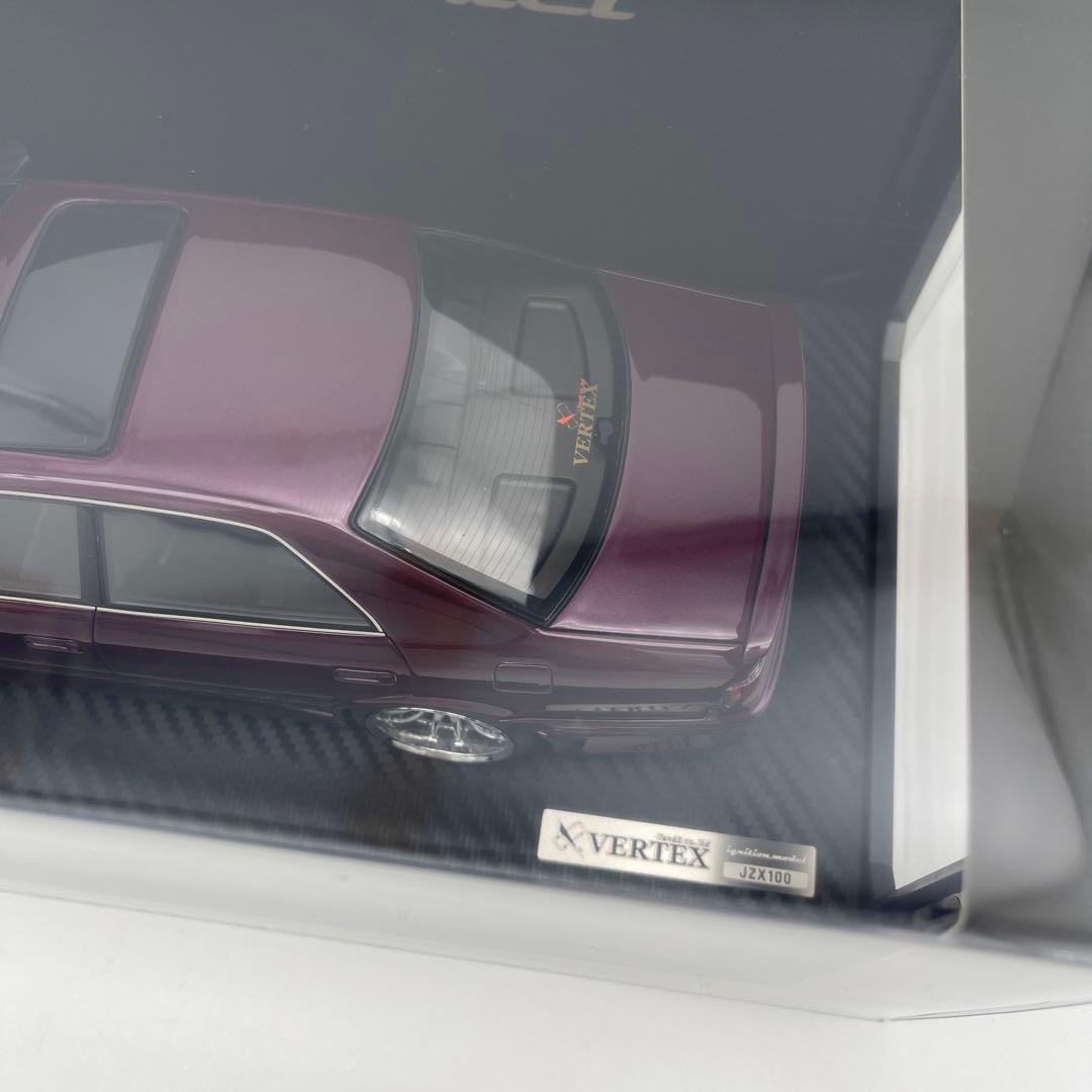 新品1/18 VERTEX JZX100 Chaser(パープルメタリック