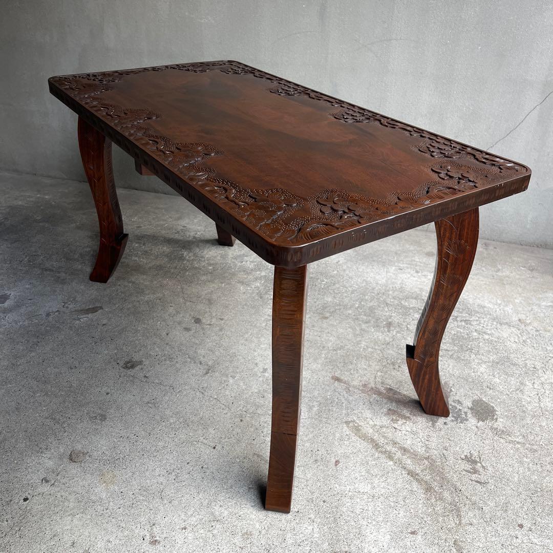 軽井沢彫　センターテーブル