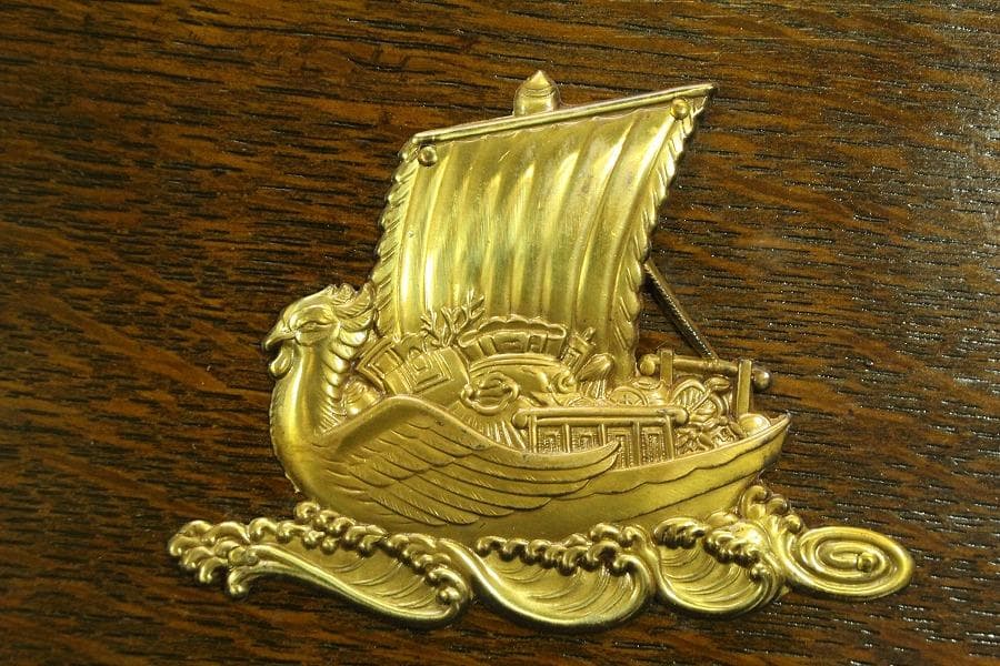 アンティーク 寶舟 卓上 煙草具 揃い 未使用 高島屋(P120)