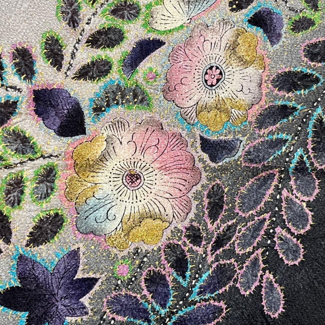 振袖 9点セット 正絹 辻が花 成人式