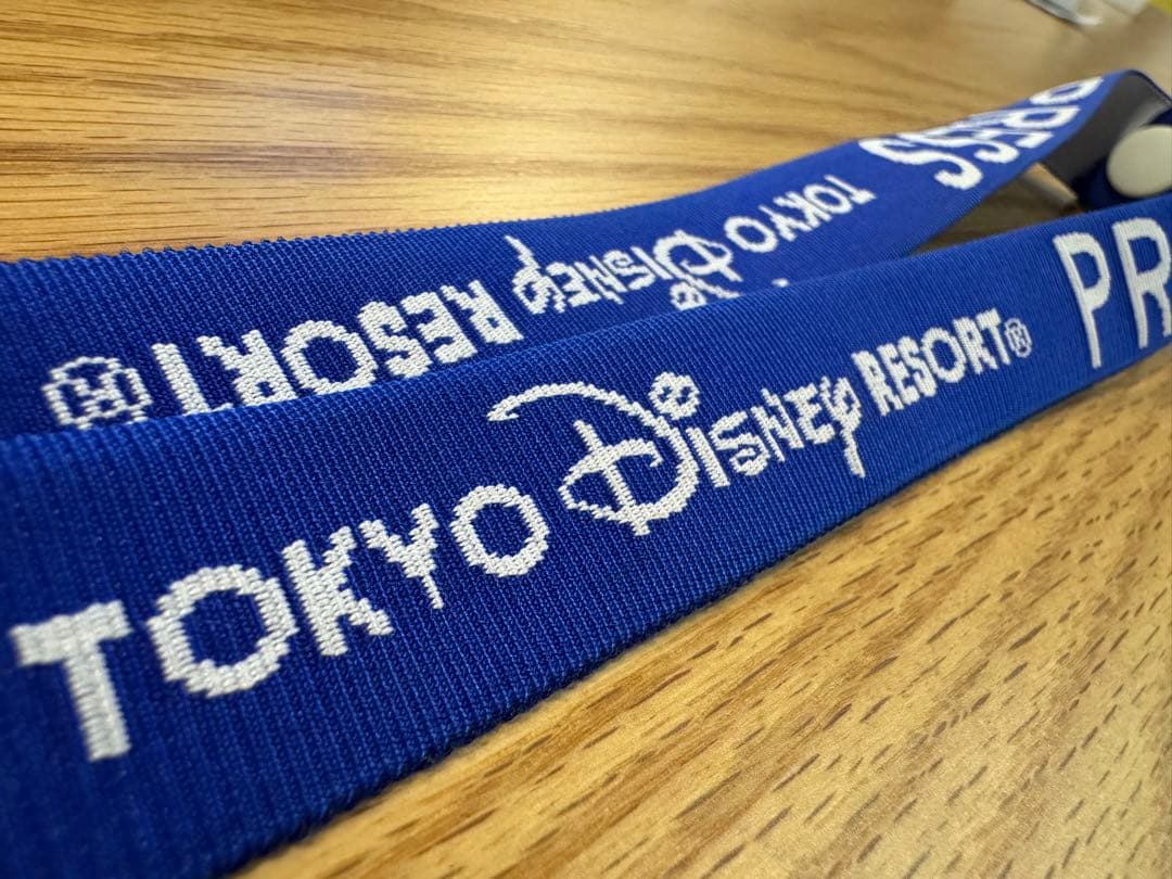 【激レア】ディズニーリゾート イクスピアリ開業 報道関係者専用　ネックストラップ