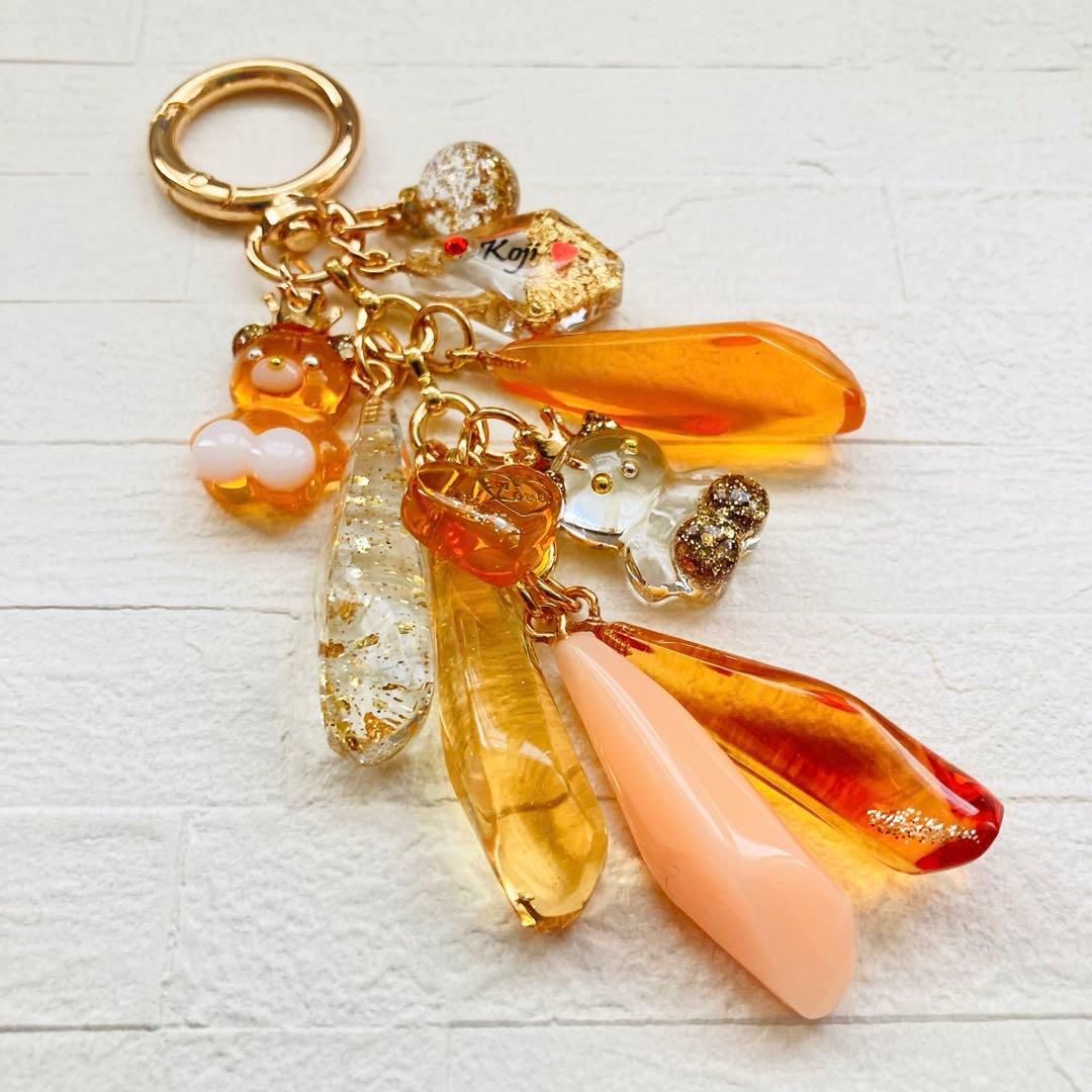 蜜館ページ　Man名入れチャーム、レジンキーホルダー