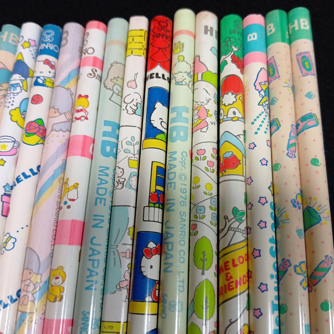 は*】様 ■ 昭和レトロ サンリオ 人気キャラクター柄鉛筆 18本セット 日本製