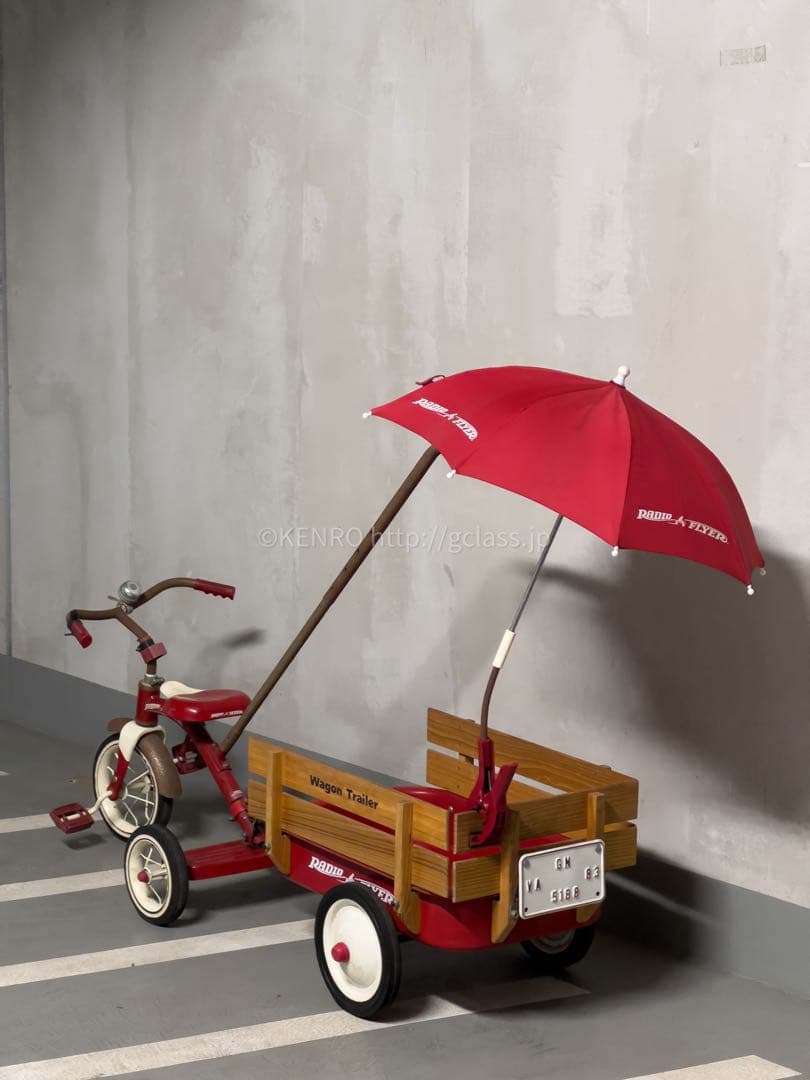 み*こ様 【関東手渡し限定！】ラジオフライヤー 三輪車 ワゴントレーラー アンブ