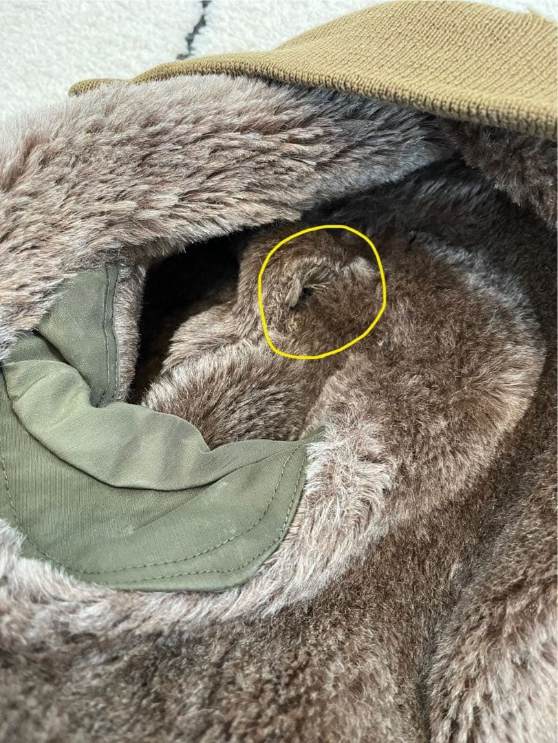 M43 パイルライナー　アルパカ　ミリタリー　40s ARMY ビンテージ 古着